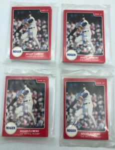 Roger Clemens 1987 Boston Red Sox Baseball Cards Set