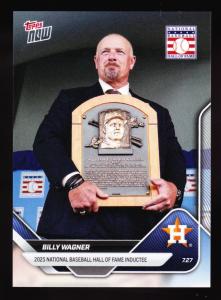 Billy Wagner 2025 Hall of Fame Topps Now Card
