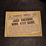 1961 Topps Jack Chesbro #407 Baseball Card