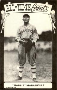 1973-80 TCMA Rabbit Maranville All-Time Greats Postcard