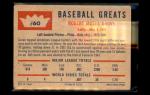 1960 Fleer Lefty Grove Baseball Card #60