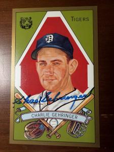 Charlie Gehringer Autographed Perez Steele Postcard