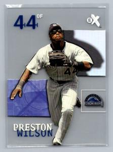 2003 Fleer EX Preston Wilson Colorado Rockies Card