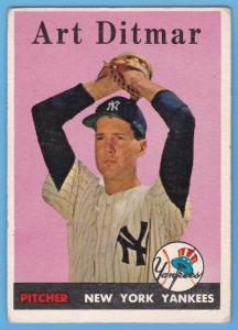 1958 Topps Baseball Card - Choose Your Favorite