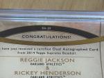 2014 Topps Supreme Rickey Henderson Reggie Jackson Card