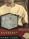 2004 Upper Deck Joe DiMaggio Game Used Jersey /275