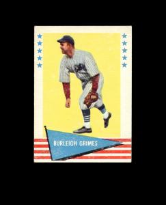 1961 Fleer Burleigh Grimes Baseball Card #37