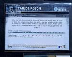 2015 Bowman Chrome Black Refractor Carlos Rodon Rookie
