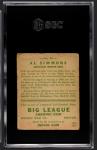 1933 Goudey Al Simmons #35 Sports Card