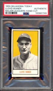 1959 Lloyd Waner PSA Authentic Baseball Card