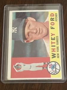 1960 Topps #35 Whitey Ford Yankees Card