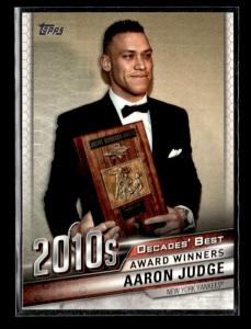 2020 Topps Aaron Judge Decades' Best Card