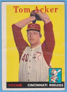 1958 Topps Baseball Cards - Choose Your Favorites