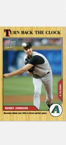 2020 Topps Now Arizona Diamondbacks Randy Johnson Card