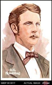 1980 Perez-Steele HOF Postcards A.G. Spalding