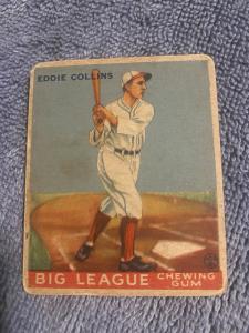 1933 Goudey Eddie Collins Red Sox Card