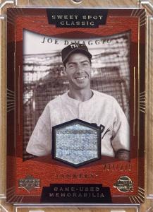 Joe DiMaggio 2004 Sweet Spot Game-Used Jersey