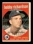 1959 Topps Bobby Richardson Card #76