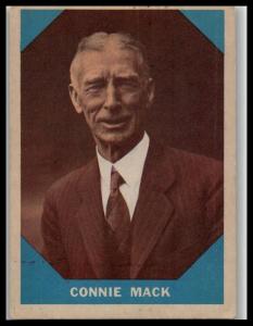 1960 Fleer Baseball Greats Connie Mack Card