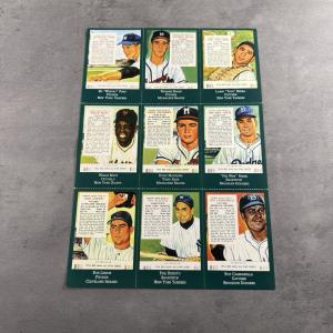 1954 Red Man Tobacco Uncut Sheet Baseball Legends