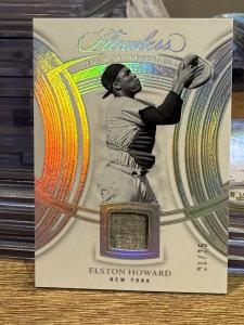 2023 Panini Flawless Elston Howard Yankees Card