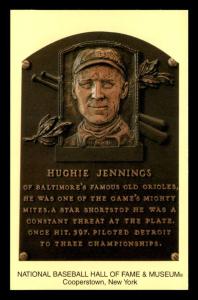 Hughie Jennings Hall of Fame Plaque #152