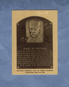 Jim O'Rourke Giants Metallic Hall of Fame Card