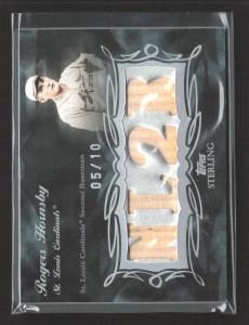 2008 Topps Sterling Rogers Hornsby Bat Relic 4SS-23