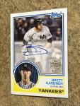 2024 Topps Archives Brett Gardner Autograph Card