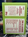 1985 Topps Rickey Henderson All Star Card