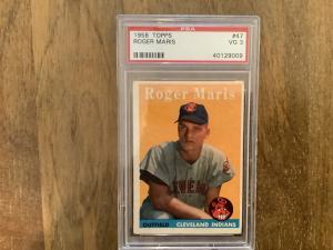 1958 Topps Roger Maris Yankees Card #47