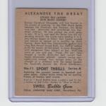 1948 Swell Sport Thrills Grover Alexander Lazzeri Card