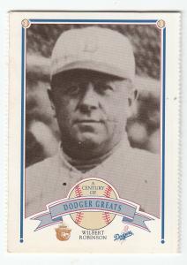 Wilbert Robinson 1989 Hall of Fame Card #100