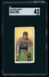 Joe Tinker 1909-11 T206 Sweet Cap Baseball Card