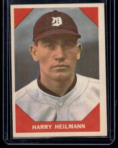 1960 Fleer Baseball Greats Harry Heilmann Card