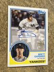 2024 Topps Archives Brett Gardner Autograph Card