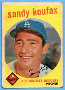 1959 Topps #163 Sandy Koufax Baseball Card