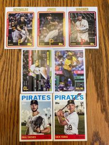 2025 Topps Archives Pittsburgh Pirates 7-Card Set