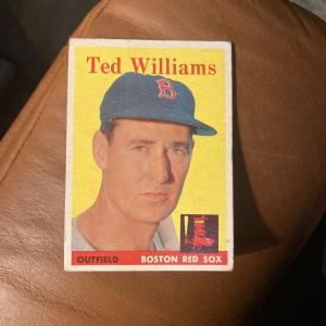 1958 Topps Ted Williams Baseball Card #1
