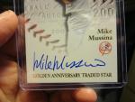 2001 Topps Mike Mussina Golden Anniversary Auto