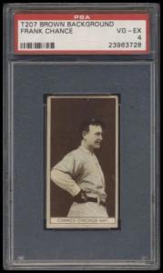 1912 T207 Frank Chance PSA 4 Baseball Card