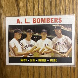 1964 Topps AL Bombers Mickey Mantle & Friends