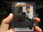 2001 Topps Mike Mussina Golden Anniversary Auto