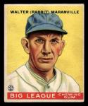 1933 Goudey Baseball Card #117 Rabbit Maranville