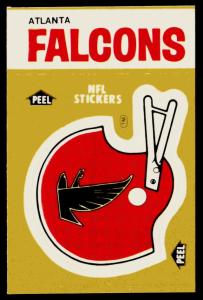 1982 Fleer Atlanta Falcons Helmet Stickers