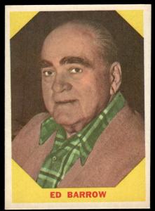 1960 Fleer Ed Barrow Yankees Baseball Card #23