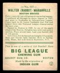 1933 Goudey Baseball Card #117 Rabbit Maranville