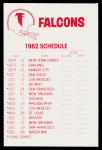 1982 Fleer Atlanta Falcons Helmet Stickers