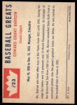 1960 Fleer Ed Barrow Yankees Baseball Card #23