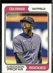 2023 Topps Heritage Jurickson Profar Rockies 4 Cards